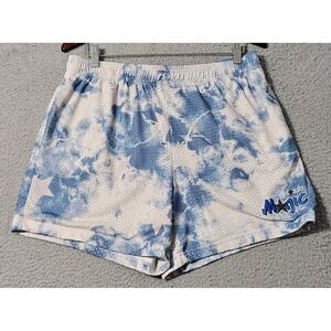 Duvin X Orlando Magic Athletic White Blue Performance Men's Short Size Large